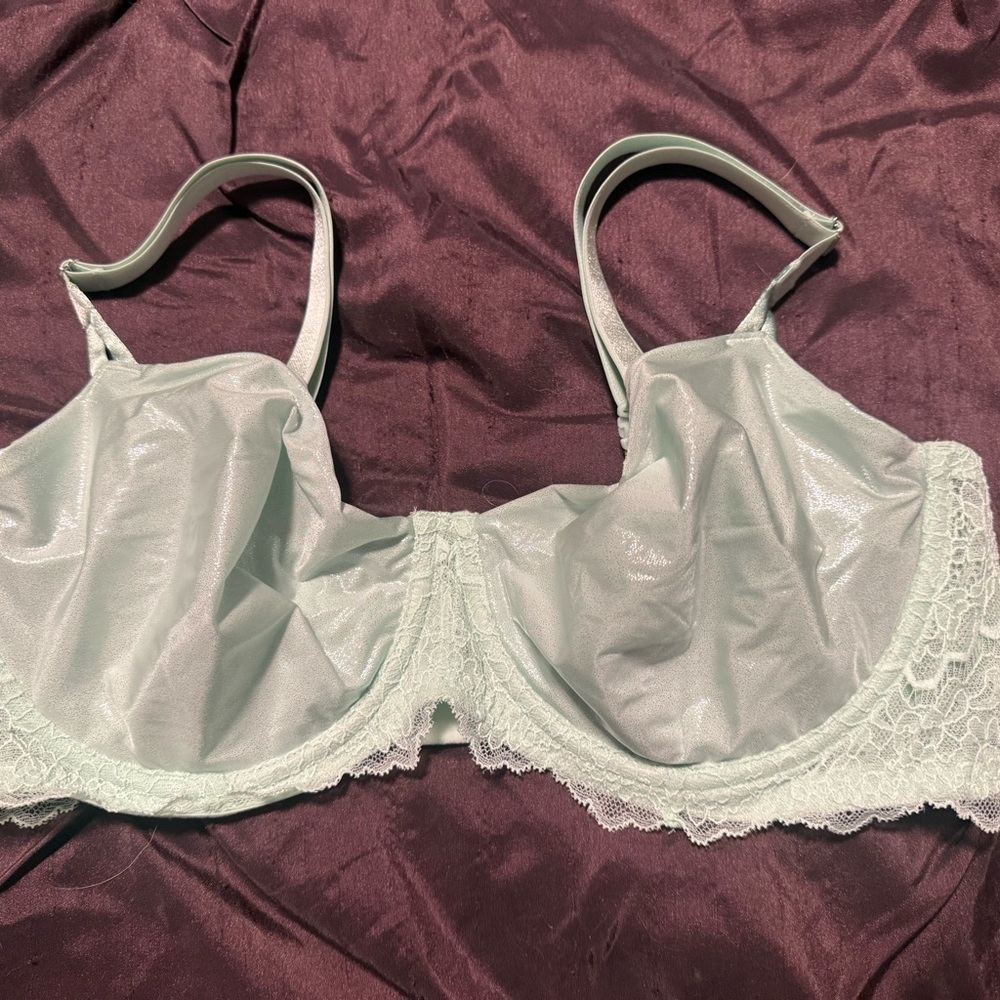Victoria's Secret Lace Bra in Light Green